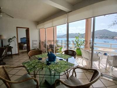 Apartamento renta fija con vista a la bahía de Pampatar desde la terraza. - Photo 3